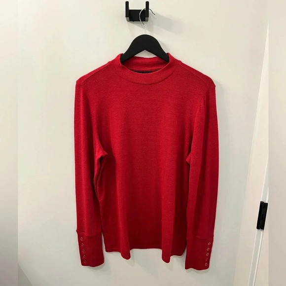 Rafaella red Hacci Top size medium - Picture 1 of 6